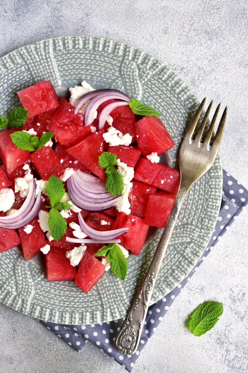 görögdinnye feta sajttal álló