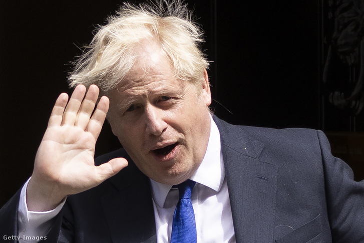 Boris Johnson 2022. július 6-án