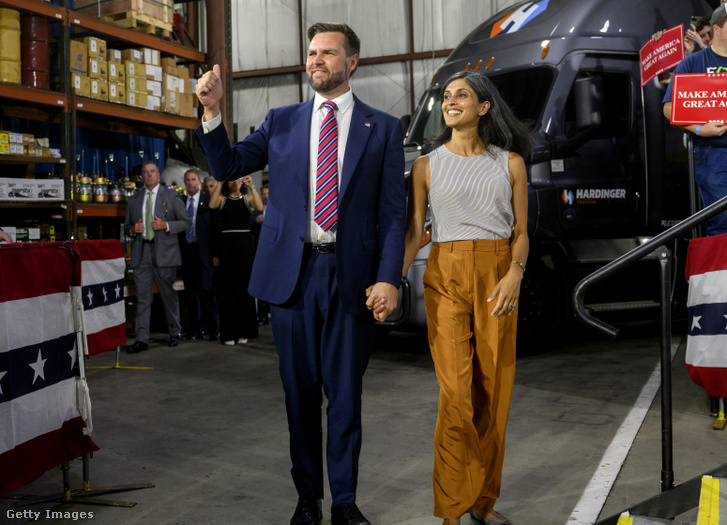 J. D. Vance és Usha Vance 2024. augusztus 28-án