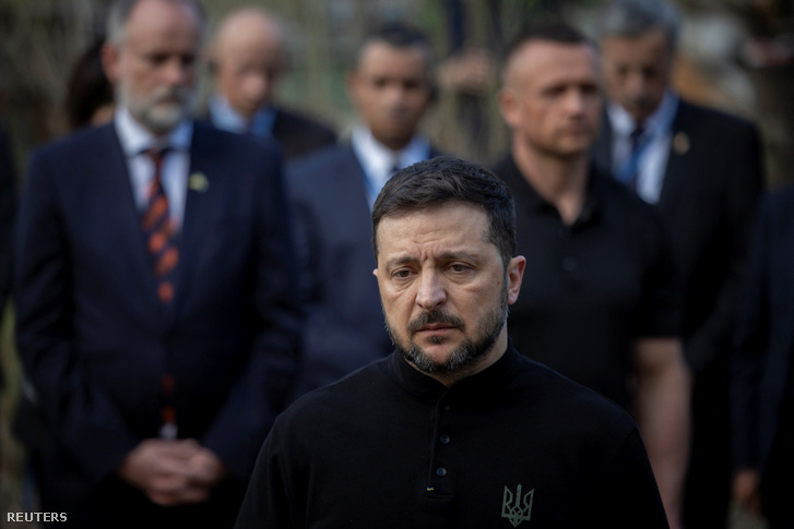 Volodimir Zelenszkij ukrán elnök 2025. április 25-én